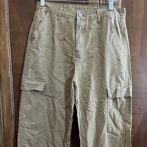Tan Cargo Jeans